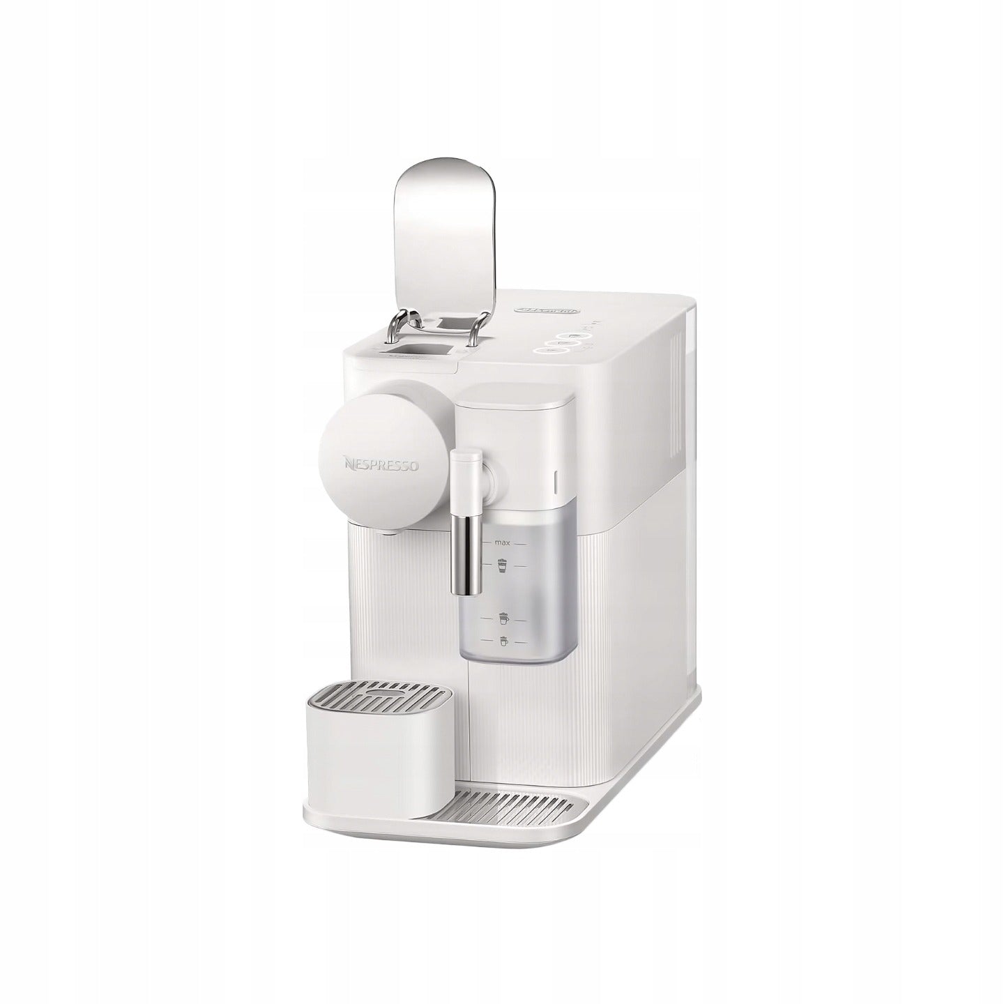 Ekspres na kapsułki Delonghi Nespresso Lattissima One EN510.W – biały