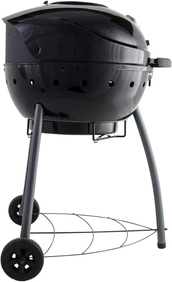 Char-Broil Kettleman Charcoal Barbecue - Kettle Charcoal Grill, TRU-Infrared Technology, Removable Ash Tray - Optimal for Outdoor, Garden & Patio Cooking