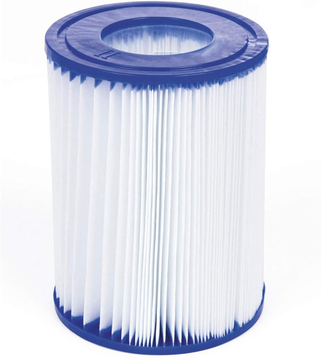 BESTWAY 56418 - Piscina Desmontable Tubular Steel Pro MAX 366 x 100 cm, con Depuradora Cartucho 2.006 L/H y Escalera