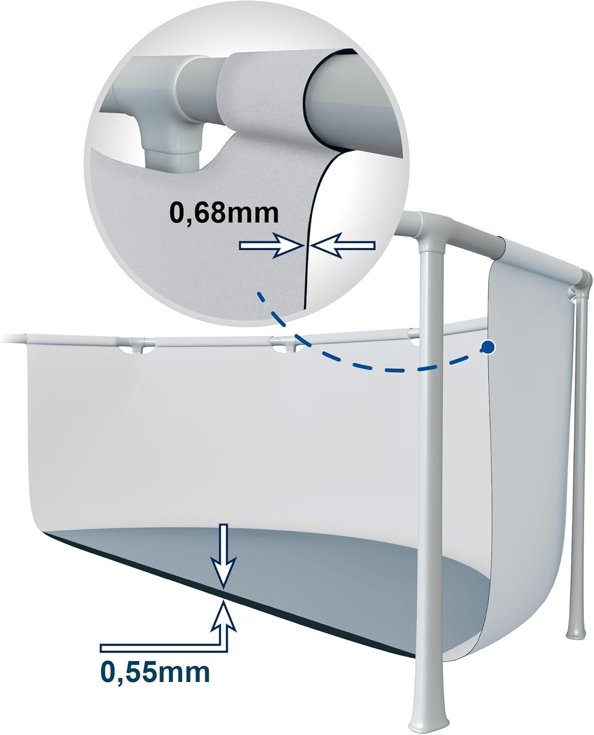 Intex Piscina elevada redonda Ultra XTR Frame 488x122 cm con depuradora (55216)