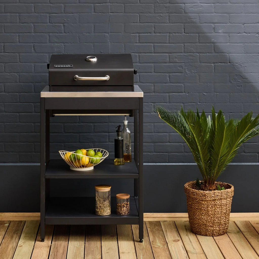 Parrilla De Barbacoa Al Carbón Acero Inoxidable Rejilla Cromada 2