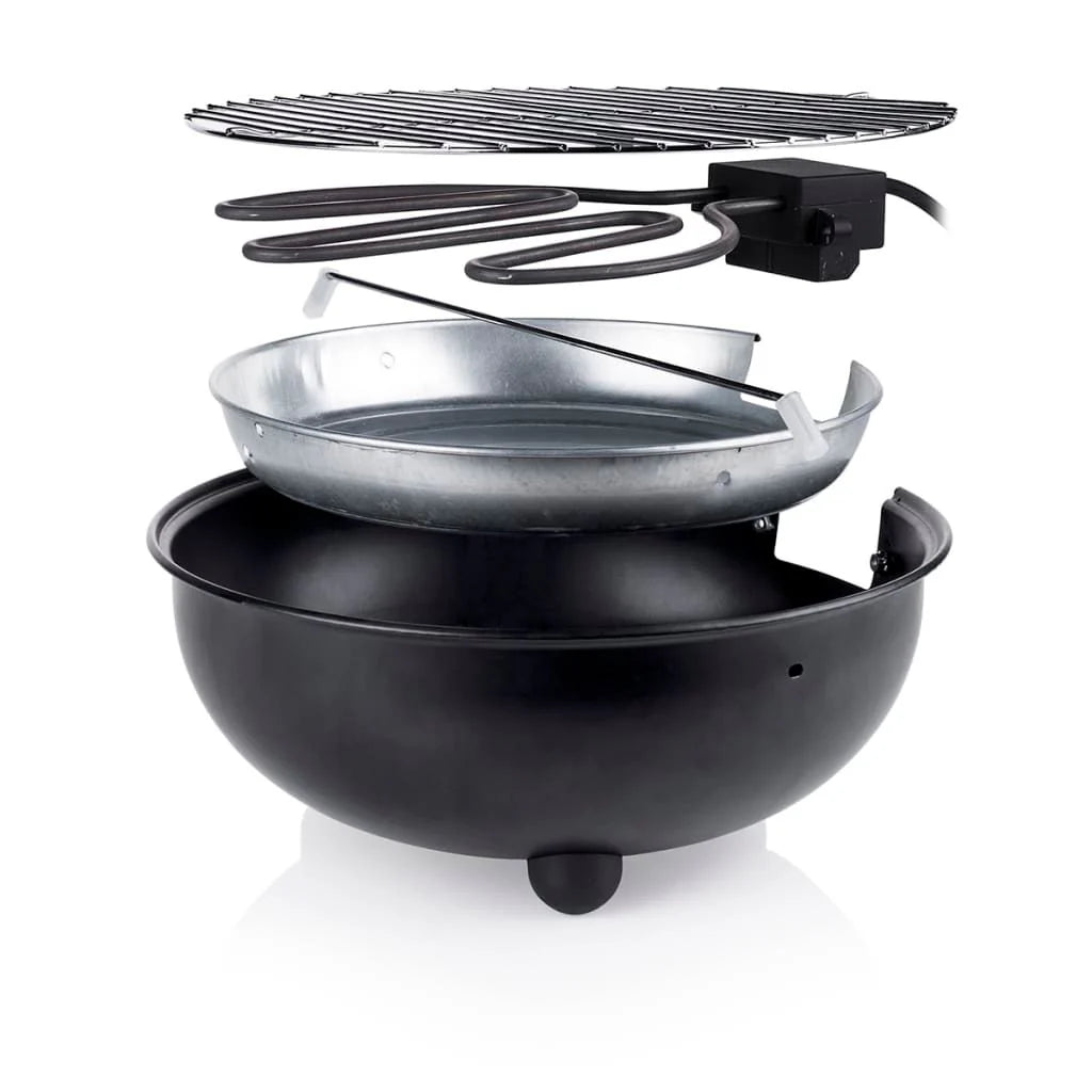 Barbacoa Eléctrica De Mesa Bq-2880  1250 W 30 Cm Negra Tristar