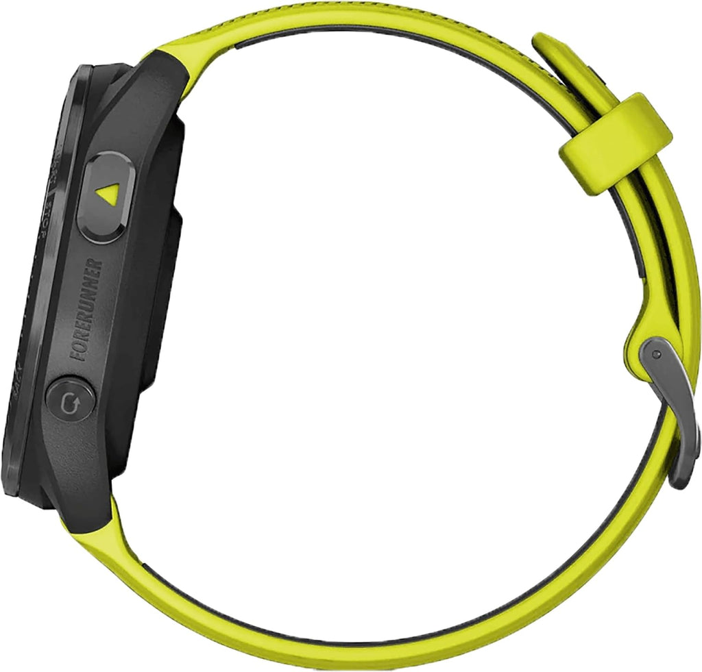 Garmin Runners Smartwatch Forerunner 965 | 23 días de duración de la batería en Modo de Reloj Inteligente con Pantalla Colorida y Pantalla táctil Amoled | Mapas Integrados y métricas de Entrenamiento