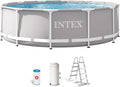 Intex 26716NP - Piscina redonda desmontable intex prisma frame 366x99 cm con depuradora