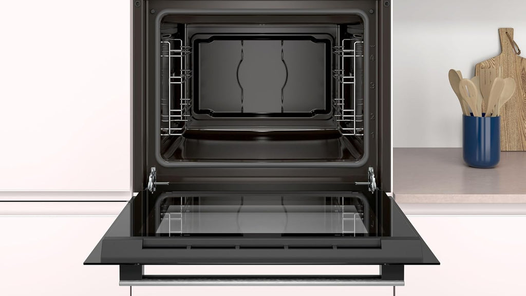 Balay - Horno, 60 cm, 5 funciones, control mecánico, negro, Acero inoxidable, 3HB1000X0