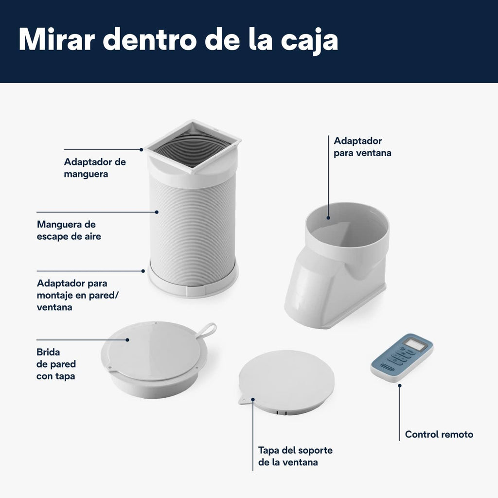 Pinguino Compact PAC ES72 YOUNG Aire Acondicionado Portátil 8.300 BTU/h, 2,1 kW, hasta 60m³, Función Deshumidificador y Ventilación, Temporizador 24 Horas