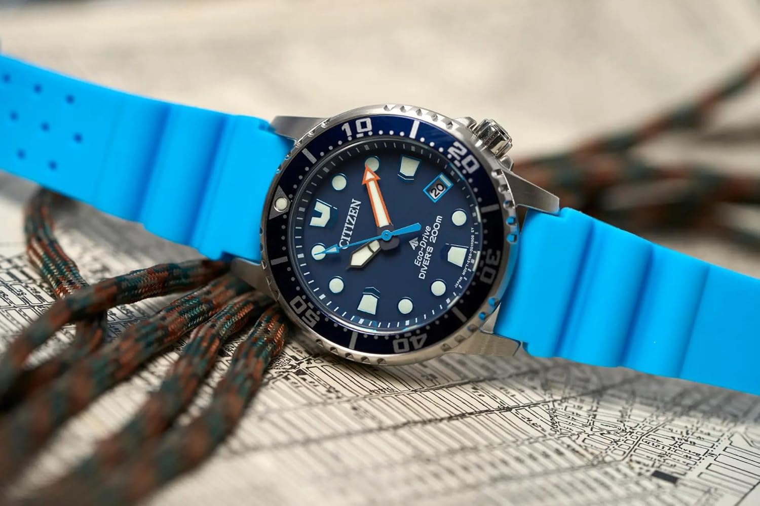 Citizen Watch EO2028-06L, Azul, Talla única, Correa
