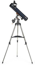 Celestron 31051 AstroMaster 130EQ, Telescopio reflector newtoniano con accionamiento por motor, azul oscuro