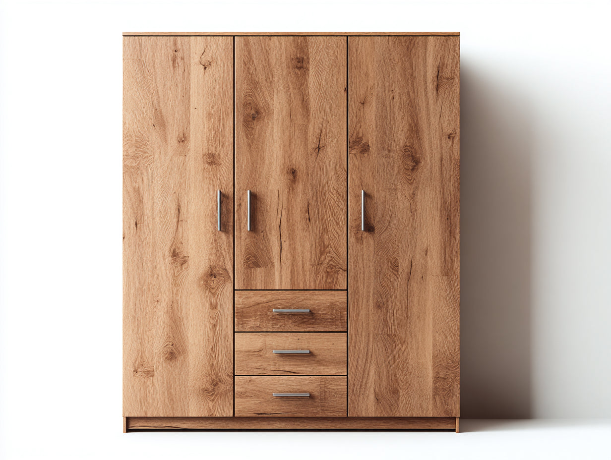 Armarios madera 120x50x180 cm marrón almacenamiento dormitorio - diseño moderno