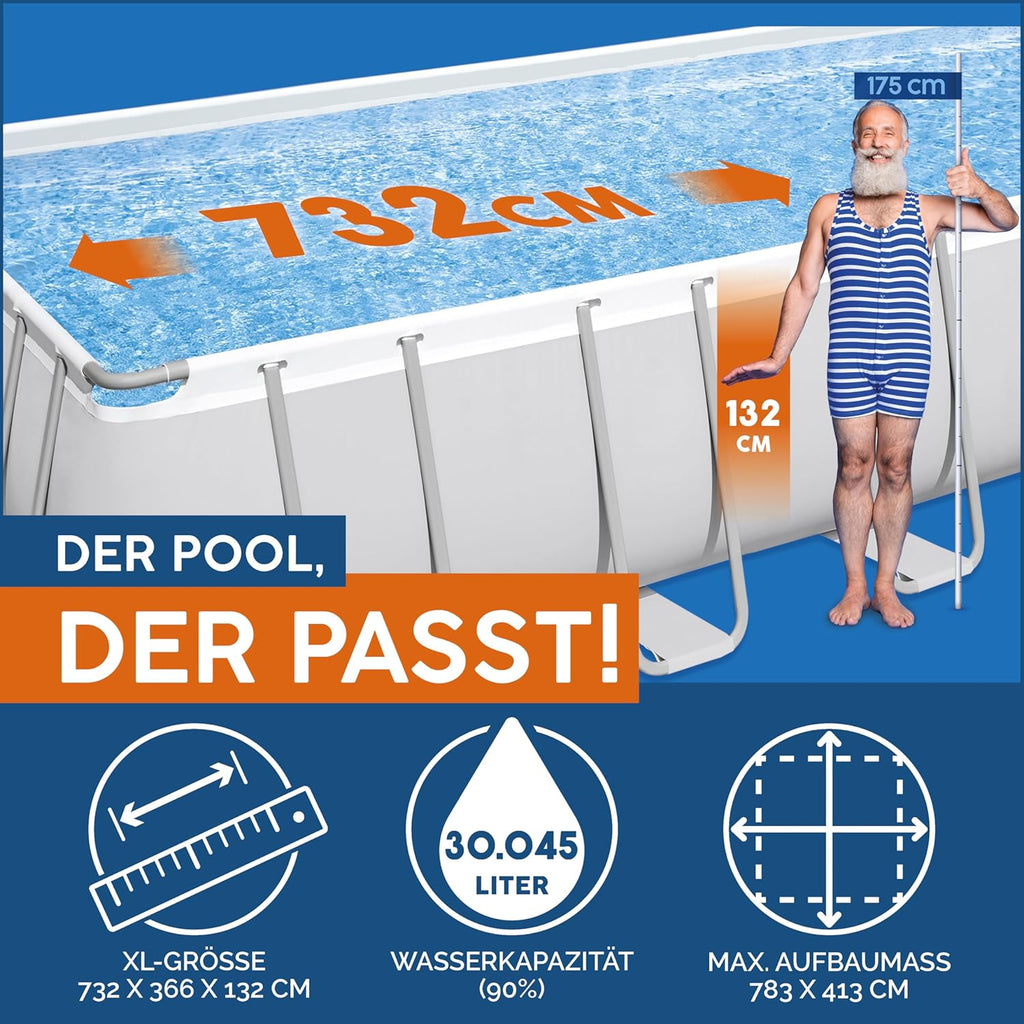 Bestway Piscina Desmontable 732x366x132 Cm 56475
