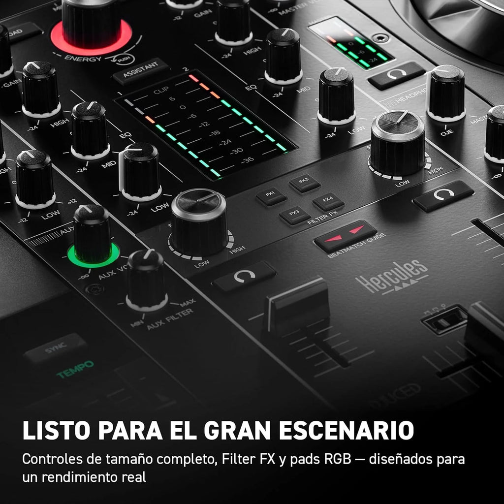 Hercules DJControl Inpulse 500 2 Deck USB DJ Controller for Serato DJ Lite and DJUCED