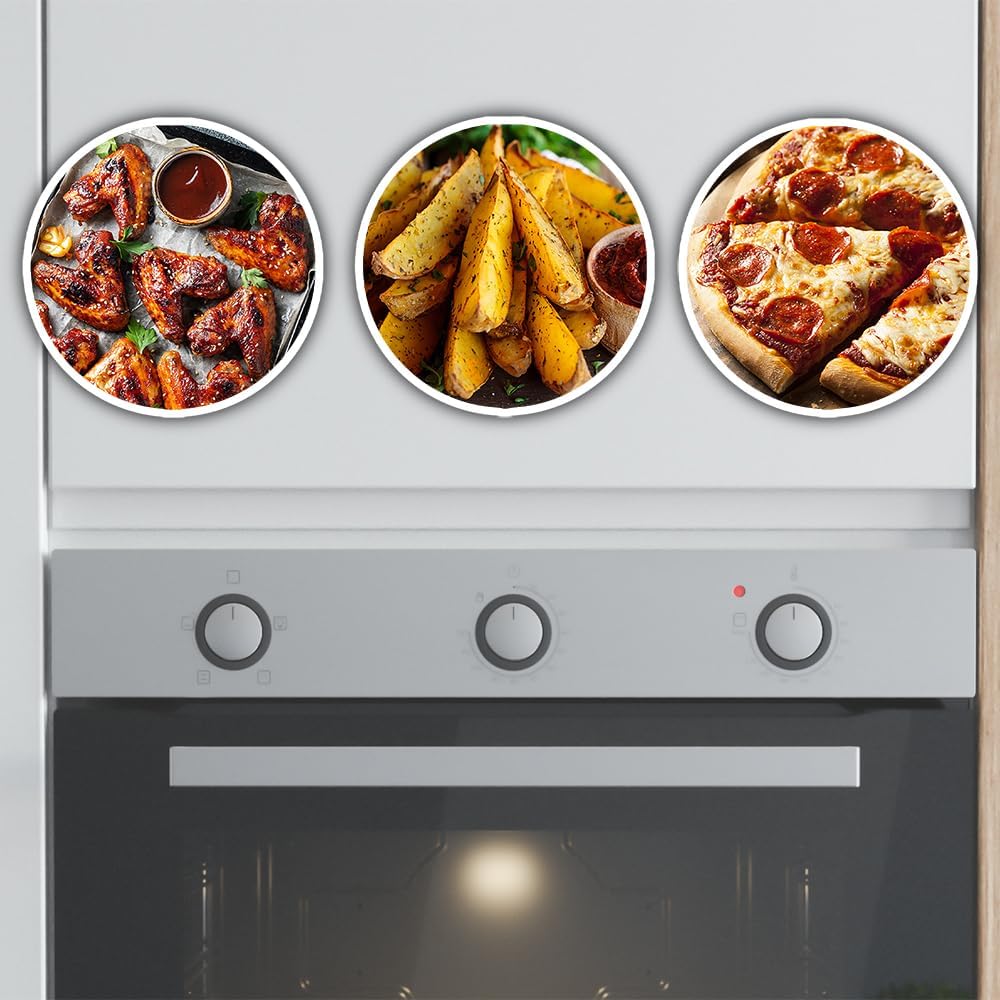 Cecotec Horno Integrable 45cm Alto Convencional Bolero Hexa C134500 Inox A. 2600W, 56L de Capacidad, Bajo Consumo, 4 Funciones, Temporizador, Limpieza de Vapor, Cocción de Vapor