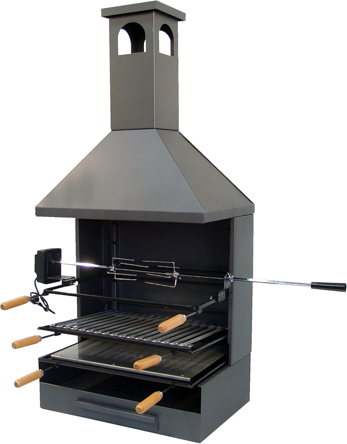 Imex El Zorro 71557 - Cajón Chimenea c/Parrilla, Plancha y Kit 72x40x135 cms.