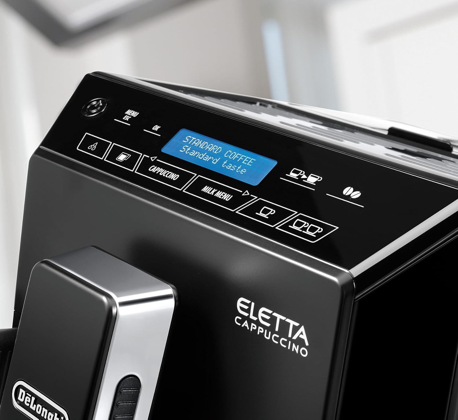 De'Longhi ECAM 44.666.B ELETTA Cappuccino, ECAM44.660.B, wysoki połysk czarny