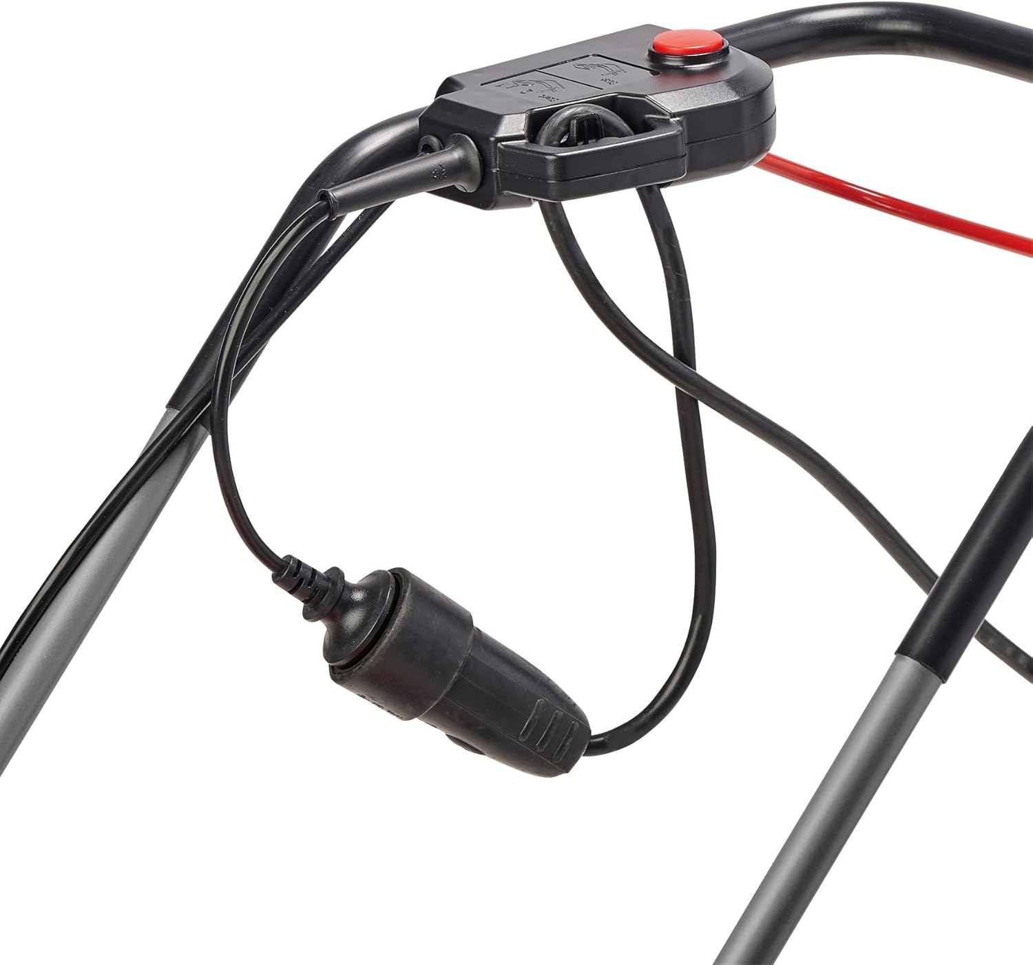 Einhell Cortacésped eléctrico GC-EM 1800/43 (1800 W, Ancho de Corte 43 cm, Altura de Corte Ajustable a 6 Niveles, Bandeja colectora 50 L)
