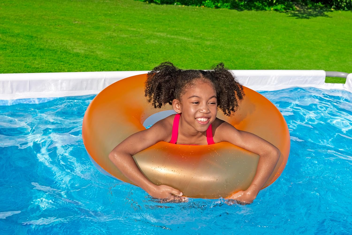 Bestway Juego de Piscina Rectangular de 9'3" x 6'5" x 33"/2.82 m x 1.96 m x 84 cm