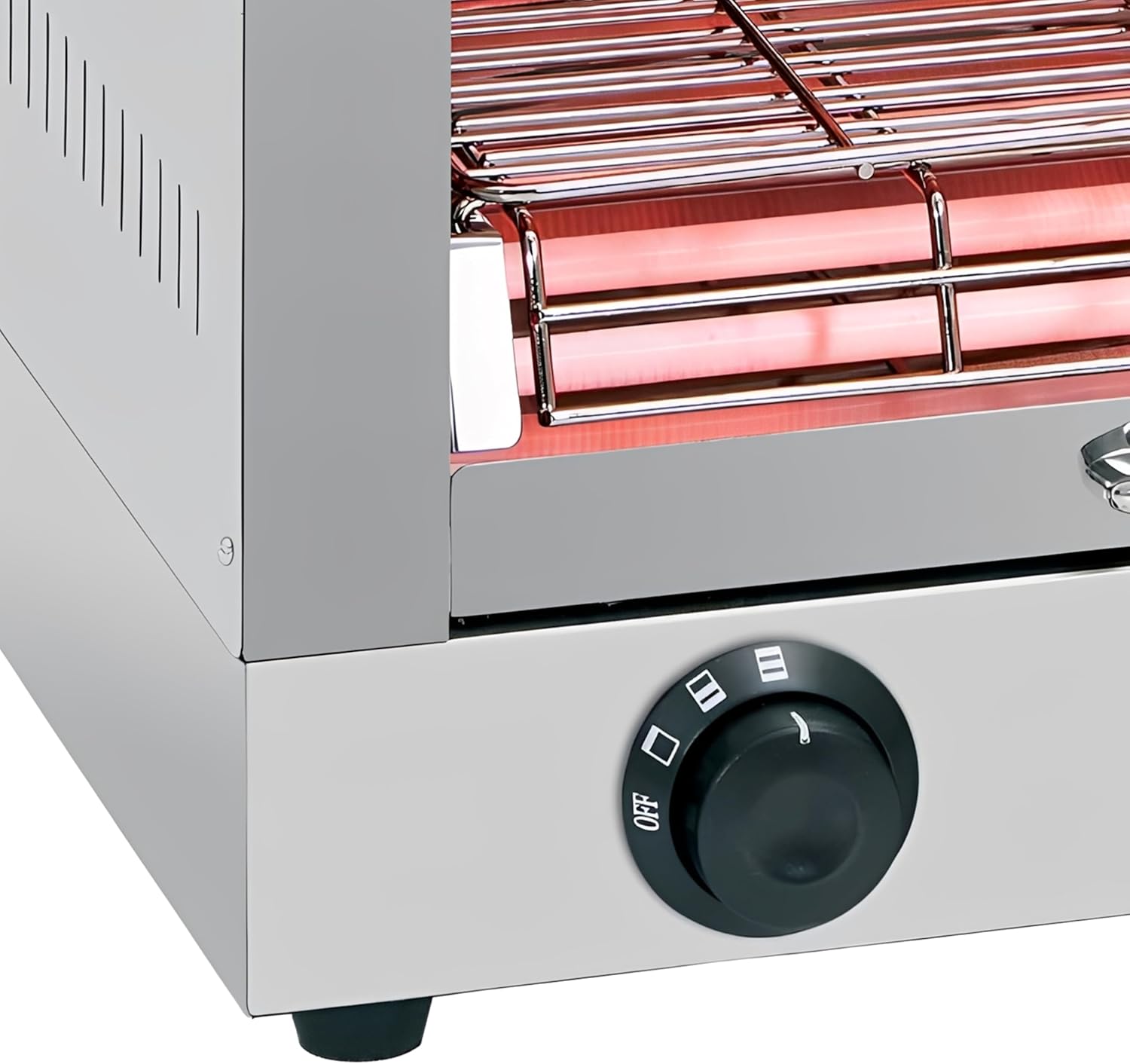 MBH - Tostadora industrial eléctrica 2 pisos INOX para HOSTELERÍA. Horno tostador de pan profesional para bar y restaurante.
