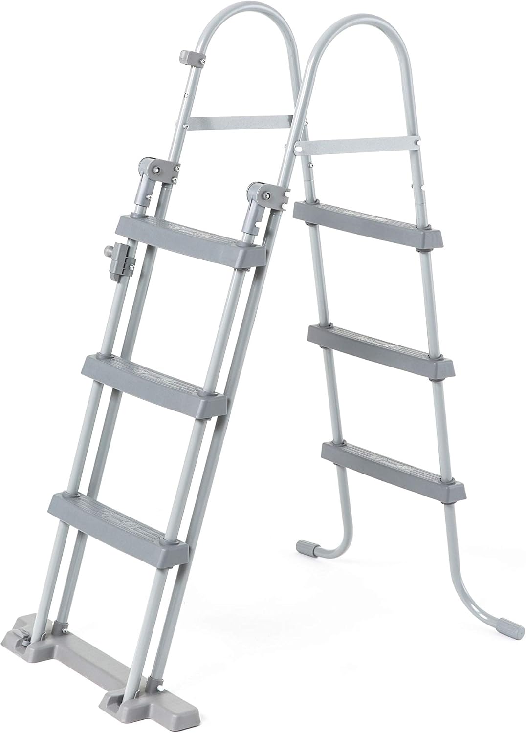 BESTWAY - Piscina Desmontable Tubular Power Steel 427x250x100 cm Depuradora Cartucho 2.006 l/h Escalera y Cobertor Diseño Rattan