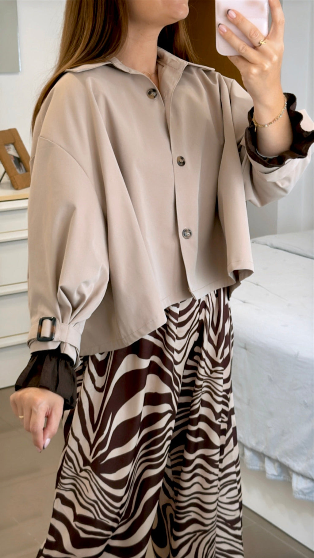 GABARDINA CROP B¨¢SICA