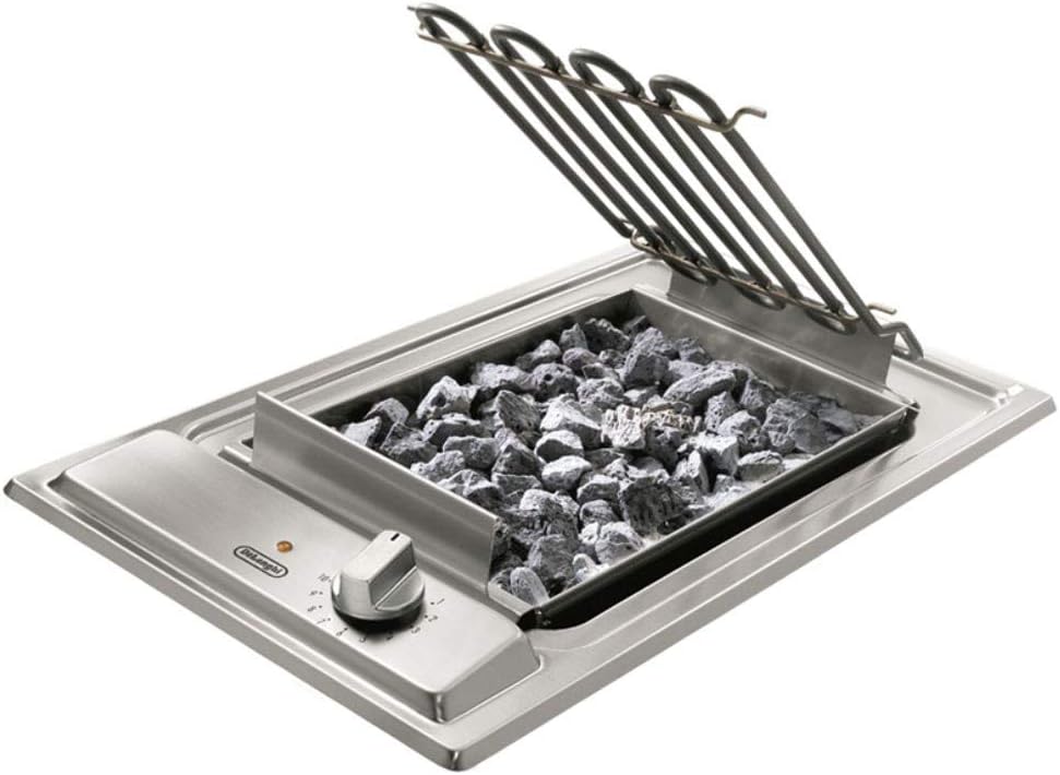 DeLonghi BQI 13-1 - Barbacoa (2400 W, Barbacoa, Eléctrico, Mesa, Grid, Acero inoxidable)