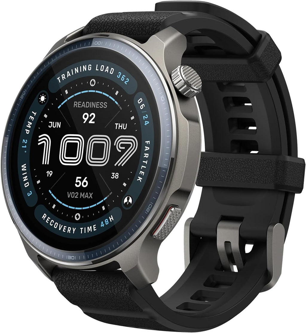 Amazfit Balance 2 Reloj Inteligente Hombre 47mm, Pantalla AMOLED 1,5" Cristal de Zafiro, smartwatch con NFC, GPS, batería de 21 días, 170+ Modos Deportivos, Hyrox, Golf, para Android y iPhone