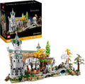 Icons EL SEÑOR DE LOS Anillos: RIVENDEL - Regalo por el Día del Padre - Maqueta para Construir de la Tierra Media - Gran Set con 15 Minifiguras Inc. Frodo, Bilbo, Gandalf y Legolas 10316