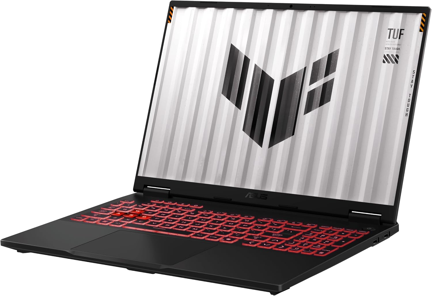 ASUS TUF Gaming A16 FA608UM-RV005 - Ordenador Portátil Gaming de 16" WUXGA 165Hz (AMD Ryzen 7 260, 32GB RAM, 1TB SSD, NVIDIA RTX 5060 8GB, Sin Sistema Operativo) Gris Jager - Teclado QWERTY español