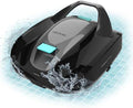 Cecotec Robot Limpiafondos Piscina sin Cable Conga Pooldroid 2000 FloorMaster. Autonomía 100mins, Piscina sin Pendientes, hasta 80m2, Profundidad Máxima 2,5m, Capacidad 2,5L, Filtro Alta Eficiencia