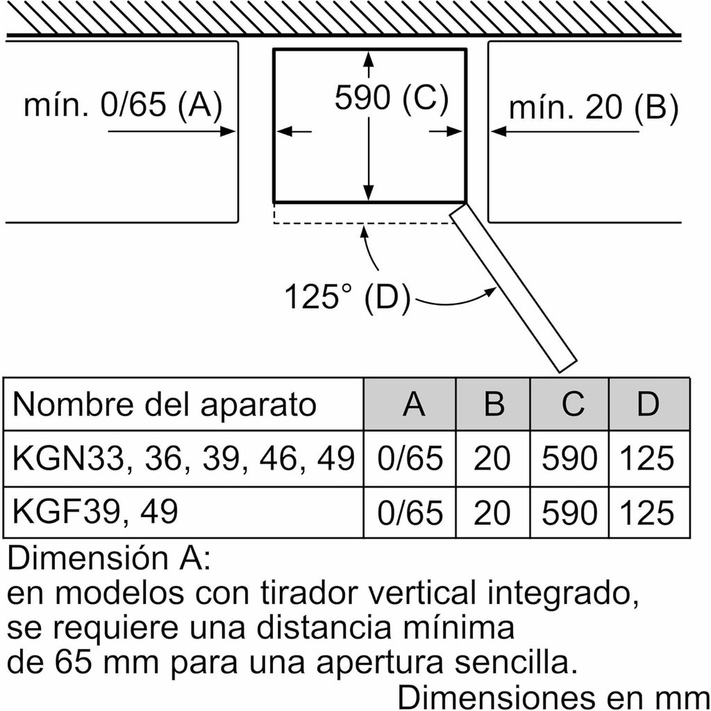Bosch Serie 4 - Frigorífico combinado, NoFrost, alto 203 x ancho 70 cm, 438 L, Tecnología VitaFresh, Blanco - KGN49XIDQ