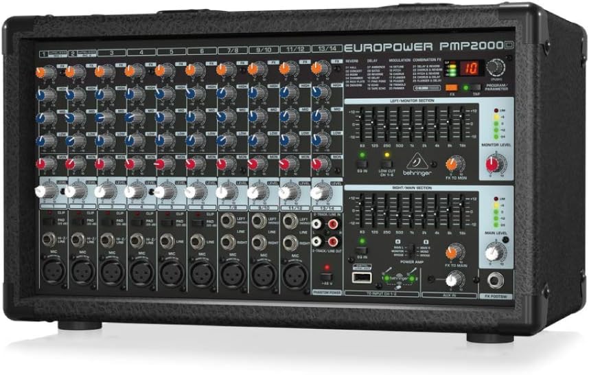 Behringer Pmp2000D - Mesa de mezclas