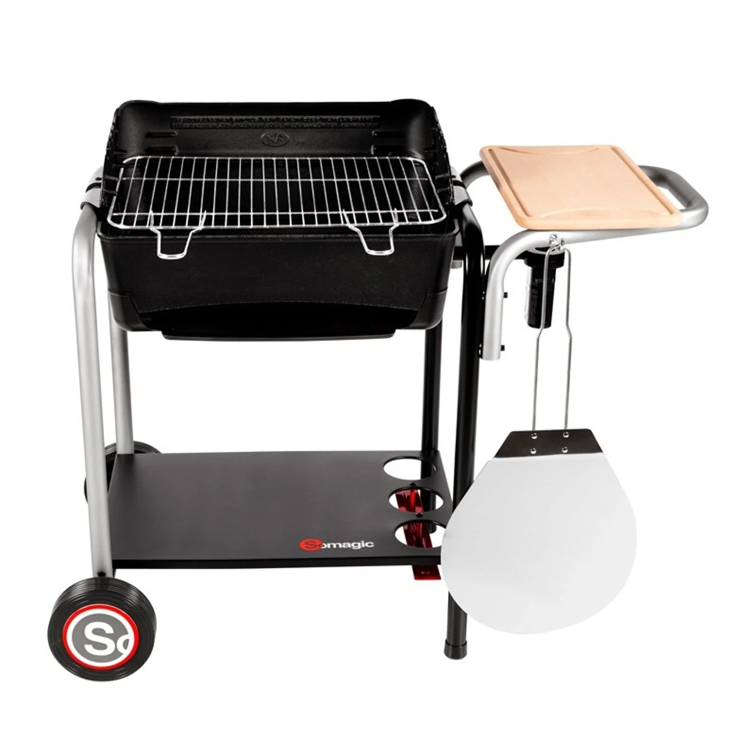 Barbacoa De Carbón Roma Con Cocción De Pizza