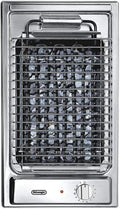 DeLonghi BQI 13-1 - Barbacoa (2400 W, Barbacoa, Eléctrico, Mesa, Grid, Acero inoxidable)