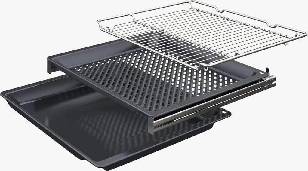 Balay – Horno multifunción, 60 cm de ancho, 71L, Serie Cristal, Función Freidora de aire, Aqualisis, blanco, 3HB5159B4