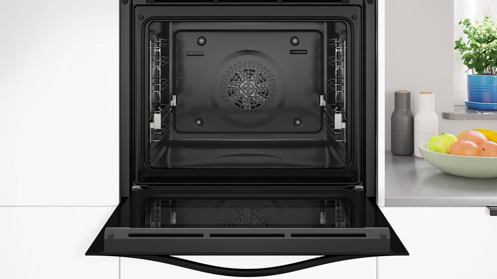 Balay – Horno multifunción, 60 cm de ancho, 71L, Serie Cristal, Función Freidora de aire, Aqualisis, blanco, 3HB5159B4