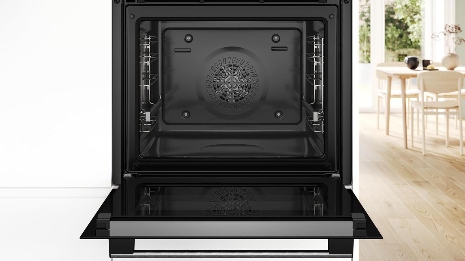 Bosch - Horno multifunción pirolítico, 60 cm. de ancho, Serie 6, Home Connect, 3D Hotair, Autolimpieza, Mandos ocultables, Nergo, HBG578ES7