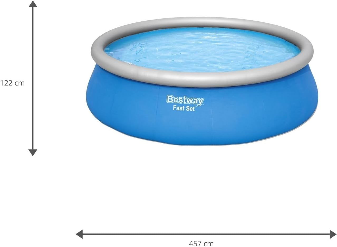 Bestway Fast Set™ 15' x 48"/4.57m x 1.22m Pool Set