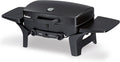 Enders Urban Barbacoa de gas portátil, barbacoa de sobremesa, Parrilla Gas 2 Quemadores con Tapa, Termómetro y Estantes Laterales Abatibles, BBQ Gas para camping jardín exterior, 30 mbar #209533