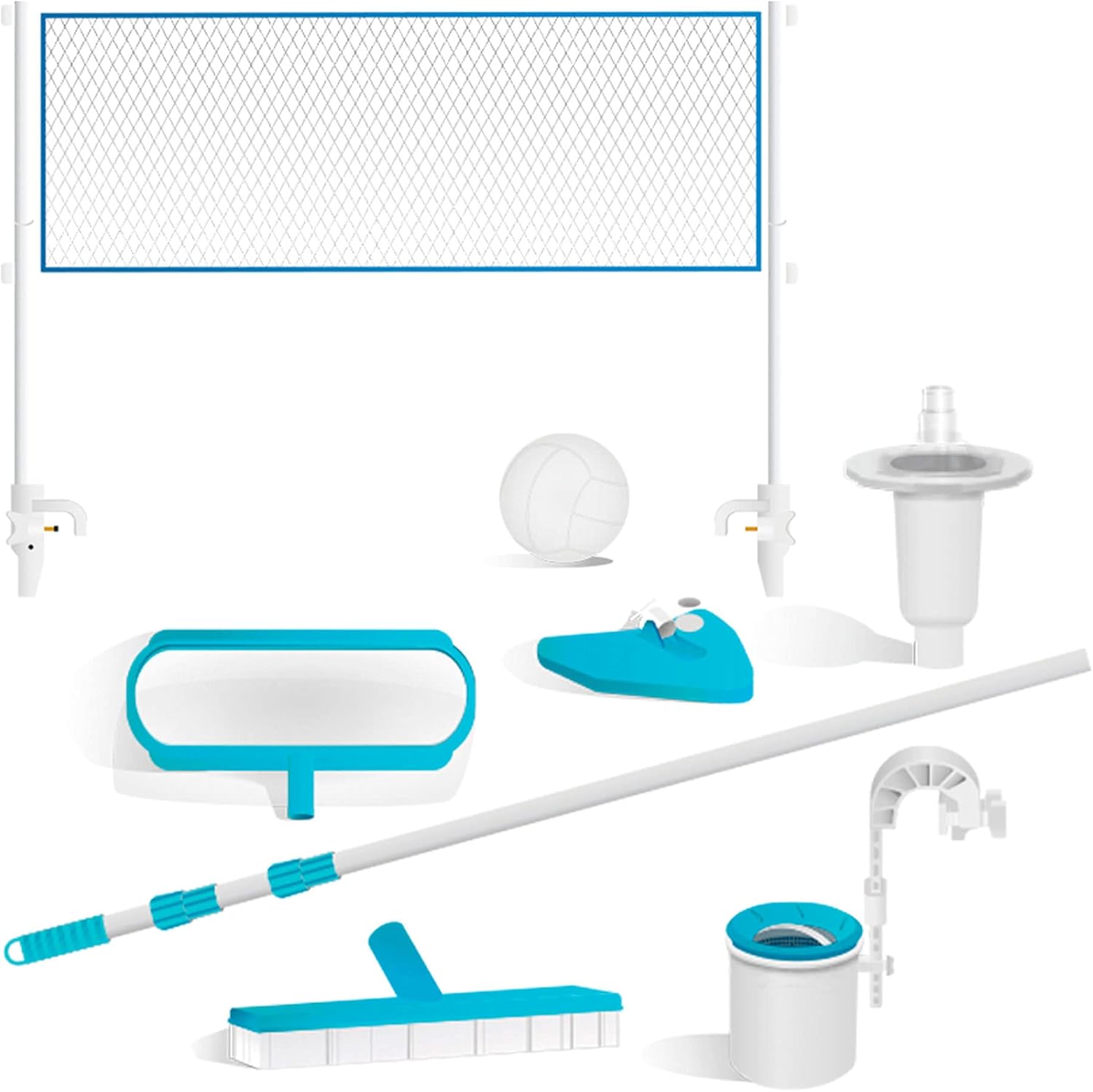 INTEX 55222 - Piscina Desmontable 732x366x132 cm Pack Deluxe + depuradora con clorador