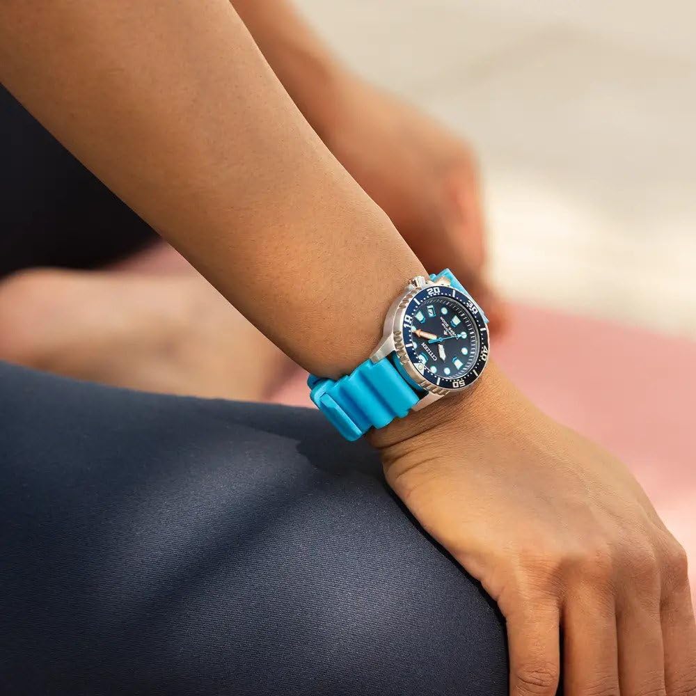 Citizen Watch EO2028-06L, Azul, Talla única, Correa