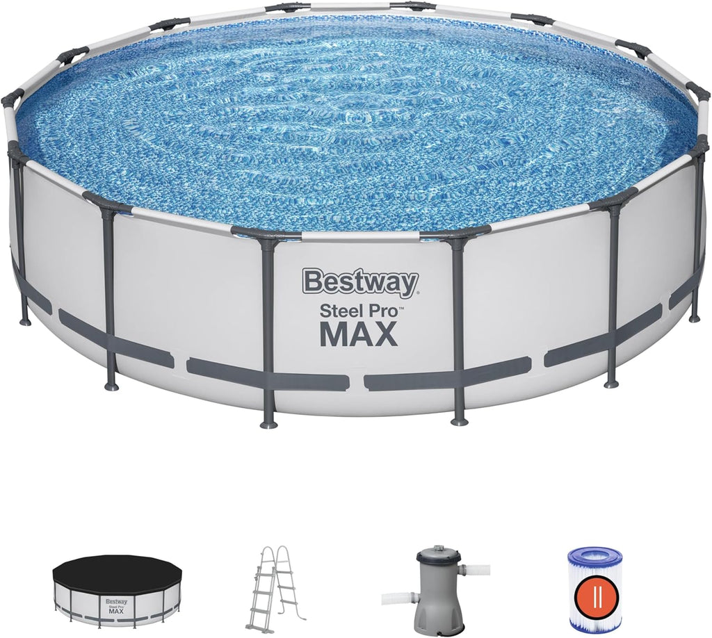 Steel Pro MAX™ 14' x 42"/4.27m x 1.07m Pool Set