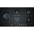 Placa de Gas Bosch PPS9A6B90 Serie 6 – 90 cm de Vidrio Templado Negro