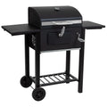 Barbacoa Carro De Metal Negro