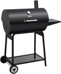 2026 Parrilla de carbón Royal Gourmet CC1830 de 30 pulgadas con mesa lateral, barbacoa exterior con 627 pulgadas cuadradas de espacio de cocción para jardín, terraza y fiestas, color negro