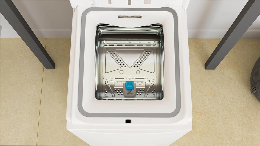Whirlpool - Lavadora carga superior 6.5 kg TDLR 65230SS EU/N blanco, 1200 rpm, tecnología 6th sense y freshcare, motor universal, eficiencia NEL D