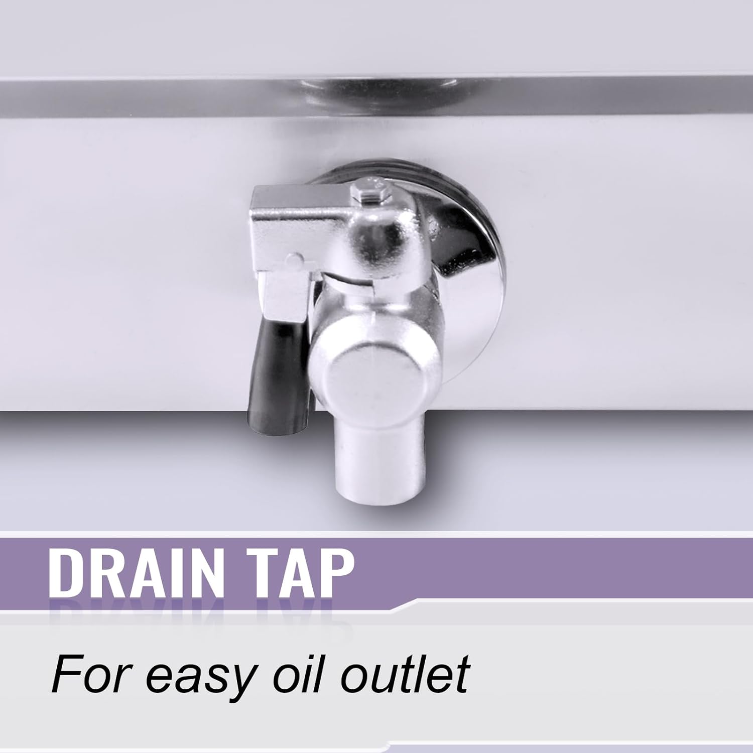 Freidora eléctrica Inox 16L Profesional Comercial, 3000W Acero Inoxidable Freidora con grifo